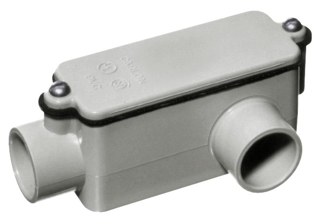 T & B Rigid Non-Metallic Conduit Body, Carlon Type LL